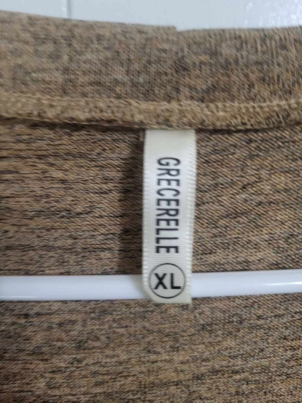 Grecerelle XL Brown Boho Tapestry Print Longline Button Front Cardigan Sweater - Picture 3 of 6